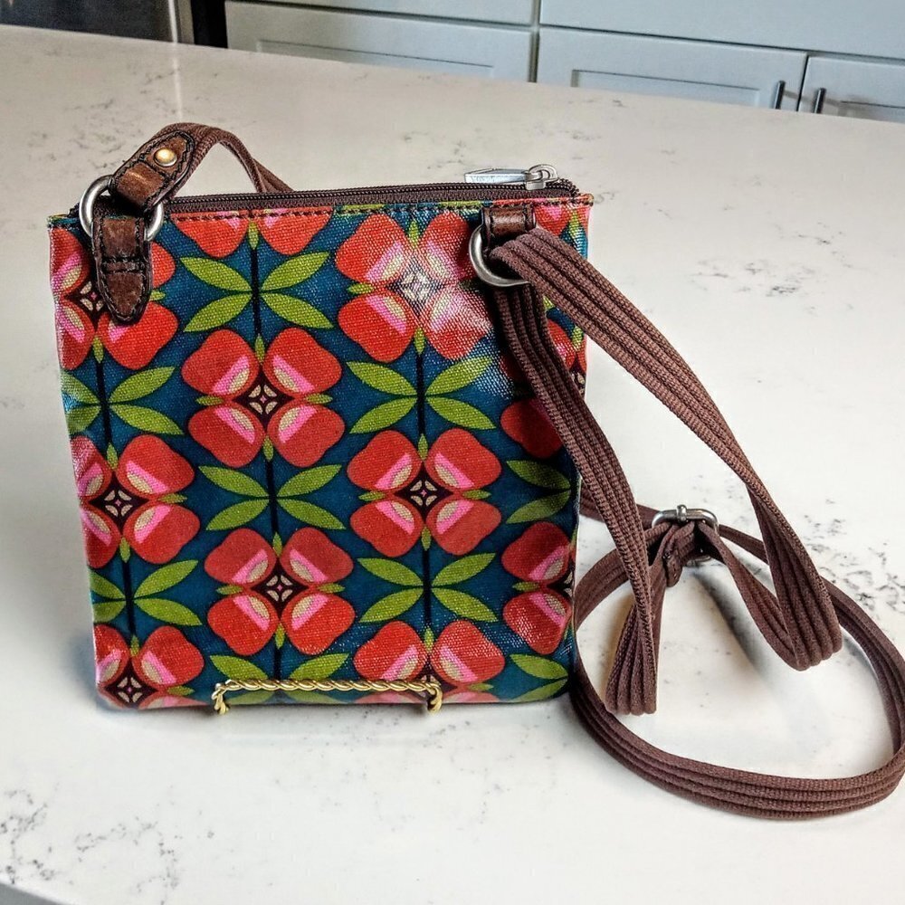 Fossil Crossbody Coated Canvas Print Bag - image 3